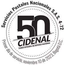Matasellos 50 Curso Integral de Defensa Nacional CIDENAL