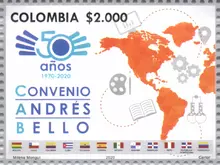 Estampilla Convenio Andrés Bello 50 años