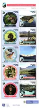 Hoja de 10 estampillas Tercera Serie Parques Nacionales Naturales