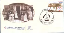 Sobre de primer d&iacute;a Cl&iacute;nica de Marly 