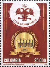 Estampilla Club de Abogados 100 años