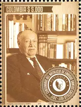 Estampilla Centenario natalicio de Enrique Santos Castillo
