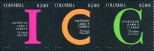 Estampillas Instituto Caro y Cuervo 75 a&ntilde;os