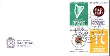 Sobre de primer d&iacute;a #2 Sesquicentenario Universidad Nacional de Colombia