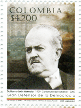 Guillermo Le&oacute;n Valencia 100 a&ntilde;os de su natalicio 1909-2009. (27/05/2009)