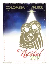Estampilla Navidad 2017