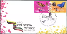 Sobre de primer día Año Colombia-México 2017-2018