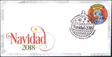 Sobre de primer d&iacute;a Navidad 2018