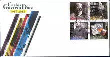 Sobre de primer d&iacute;a Carlos Gaviria D&iacute;az 1937-2015
