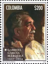 Estampilla Gabriel Garc&iacute;a M&aacute;rquez