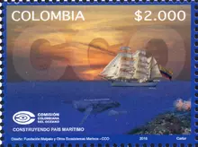 Estampilla Comisi&oacute;n Colombiana del Oc&eacute;ano