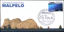 Sobre de primer d&iacute;a Malpelo