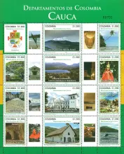 Departamentos de Colombia Cauca. (24/07/2012)