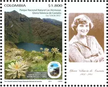 Estampilla Parque Nacional Natural Las Hermosas