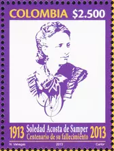 Estampilla Soledad Acosta De Samper