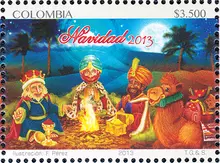 Estampilla Navidad 2013