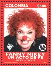 Estampilla Fanny Mikey