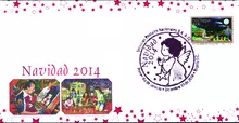 Sobre de primer d&iacute;a Navidad 2014