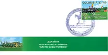 Sobre de primer d&iacute;a 50 a&ntilde;os Escuela Nacional de Carabineros