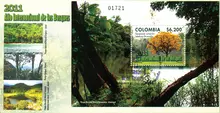 Sobre de primer día  2011 Año Internacional de los Bosques