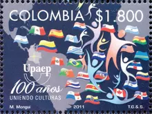 Estampilla 100 a&ntilde;os de la UPAEP
