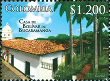 Estampilla Casa de Bol&iacute;var de Bucaramanga