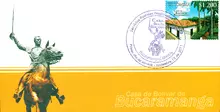 Sobre de primer d&iacute;a Casa de Bol&iacute;var de Bucaramanga