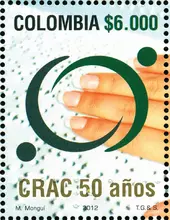 Estampilla CRAC 50 a&ntilde;os