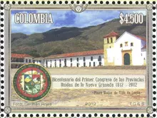 Estampilla Bicentenario Primer Congreso Provincias Unidas de la Nueva Granada