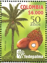Estampilla FEDEPALMA 50 a&ntilde;os