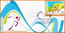 Sobre de primer d&iacute;a IX Juegos Suramericanos Medell&iacute;n 2010