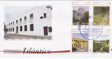 Sobre de primer d&iacute;a #3 Departamentos de Colombia Atl&aacute;ntico