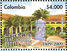 Estampilla Colegio Nacional Pinillos 1809-2009