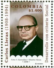 Estampilla Carlos Lleras Restrepo (1908-1994)