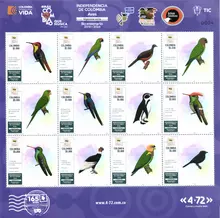 Aves 20a serie Bicentenario 2019-2024