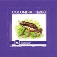 Estampillas operativas "Biodiversidad endémica de Colombia en peligro de extinción". (6/07/2015)