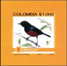 Estampillas operativas "Biodiversidad endémica de Colombia en peligro de extinción". (6/07/2015)