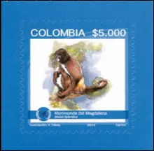 Estampillas operativas "Biodiversidad end&eacute;mica de Colombia en peligro de extinci&oacute;n". (6/07/2015)