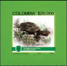 Estampillas operativas "Biodiversidad end&eacute;mica de Colombia en peligro de extinci&oacute;n". (6/07/2015)