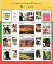 20. Departamentos de Colombia Bol&iacute;var. (29/10/2020)