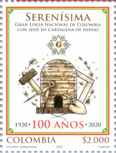 8. Seren&iacute;sima Gran Logia Nacional de Colombia con sede en Cartagena de Indias. (10/07/2020)