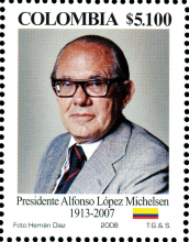 Presidente Alfonso López Michelsen 1913-2007. (08/10/2008)