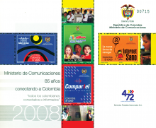 Ministerio de Comunicaciones 2008. 85 a&ntilde;os conectando a Colombia. (29/10/2008)