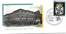 Sobre de primer d&iacute;a Colegio Santo Tomas Aquino 1573-2023