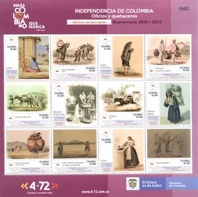 28 de 2021. Oficios y quehaceres d&eacute;cima tercera serie Bicentenario 2019-2023 Independencia de Col. (26/11/2021)