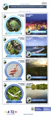 13 de 2022. Novena serie Parques Nacionales Naturales de Colombia. (24/06/2022)