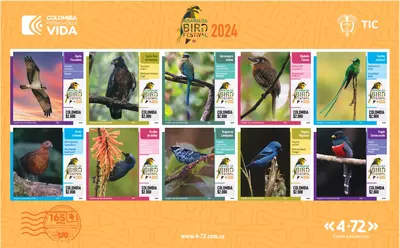 La belleza de las aves de Risaralda perdurar&aacute; en la Filatelia