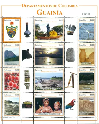 13 de 2010. Departamentos de Colombia Guain&iacute;a. (24/07/2010)