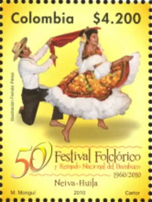 10 de 2010. 50 a&ntilde;os Festival Folcl&oacute;rico y Reinado Nacional del Bambuco (1960-2010). (27/06/2010)