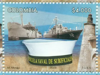 5 de 2009. Escuela Naval de Suboficiales A.R.C. Barranquilla 75 años (1934-2009). (17/04/2009)